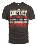 COURTNEY-KTL06-H009 I’m [NAME] – Think I Care? Personalized Funny T-Shirt