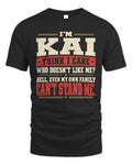 KAI-KTL06-H009 I’m [NAME] – Think I Care? Personalized Funny T-Shirt