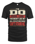DO-KTL06-H009 I’m [NAME] – Think I Care? Personalized Funny T-Shirt