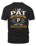 PAT KT88-V9 - Personalized “I Am NAME I May Not Be Perfect, But I Am Limited Edition”