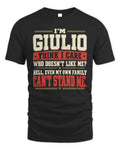 GIULIO-KTL06-H009 I’m [NAME] – Think I Care? Personalized Funny T-Shirt