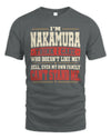 NAKAMURA-KTL06-H009 I’m [NAME] – Think I Care? Personalized Funny T-Shirt