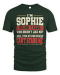 SOPHIE-KTL06-H009 I’m [NAME] – Think I Care? Personalized Funny T-Shirt