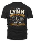 LYNN KT88-V9 - Personalized “I Am NAME I May Not Be Perfect, But I Am Limited Edition”