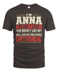 ANNA-KTL06-H009 I’m [NAME] – Think I Care? Personalized Funny T-Shirt