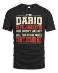 DARIO-KTL06-H009 I’m [NAME] – Think I Care? Personalized Funny T-Shirt