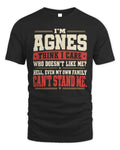 AGNES-KTL06-H009 I’m [NAME] – Think I Care? Personalized Funny T-Shirt