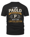 PAOLO KT88-V9 - Personalized “I Am NAME I May Not Be Perfect, But I Am Limited Edition”