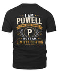 POWELL KT88-V9 - Personalized “I Am NAME I May Not Be Perfect, But I Am Limited Edition”