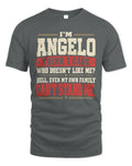 ANGELO-KTL06-H009 I’m [NAME] – Think I Care? Personalized Funny T-Shirt
