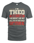 THEO-KTL06-H009 I’m [NAME] – Think I Care? Personalized Funny T-Shirt