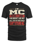 MC-KTL06-H009 I’m [NAME] – Think I Care? Personalized Funny T-Shirt