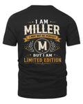 MILLER KT88-V9 - Personalized “I Am NAME I May Not Be Perfect, But I Am Limited Edition”