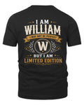 WILLIAM KT88-V9 - Personalized “I Am NAME I May Not Be Perfect, But I Am Limited Edition”