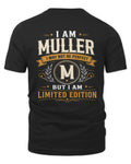 MULLER KT88-V9 - Personalized “I Am NAME I May Not Be Perfect, But I Am Limited Edition”