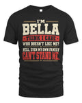 BELLA-KTL06-H009 I’m [NAME] – Think I Care? Personalized Funny T-Shirt