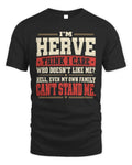 HERVE-KTL06-H009 I’m [NAME] – Think I Care? Personalized Funny T-Shirt