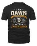DAWN KT88-V9 - Personalized “I Am NAME I May Not Be Perfect, But I Am Limited Edition”