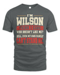 WILSON-KTL06-H009 I’m [NAME] – Think I Care? Personalized Funny T-Shirt