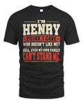 HENRY-KTL06-H009 I’m [NAME] – Think I Care? Personalized Funny T-Shirt
