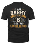 BARRY KT88-V9 - Personalized “I Am NAME I May Not Be Perfect, But I Am Limited Edition”