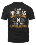 NICOLAS KT88-V9 - Personalized “I Am NAME I May Not Be Perfect, But I Am Limited Edition”