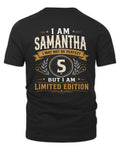 SAMANTHA KT88-V9 - Personalized “I Am NAME I May Not Be Perfect, But I Am Limited Edition”