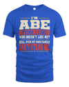 ABE-KTL06-H009 I’m [NAME] – Think I Care? Personalized Funny T-Shirt