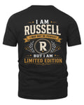 RUSSELL KT88-V9 - Personalized “I Am NAME I May Not Be Perfect, But I Am Limited Edition”