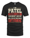 PATEL-KTL06-H009 I’m [NAME] – Think I Care? Personalized Funny T-Shirt