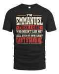 EMMANUEL-KTL06-H009 I’m [NAME] – Think I Care? Personalized Funny T-Shirt