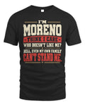 MORENO-KTL06-H009 I’m [NAME] – Think I Care? Personalized Funny T-Shirt