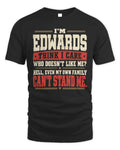 EDWARDS-KTL06-H009 I’m [NAME] – Think I Care? Personalized Funny T-Shirt