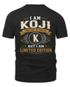 KOJI KT88-V9 - Personalized “I Am NAME I May Not Be Perfect, But I Am Limited Edition”