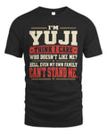 YUJI-KTL06-H009 I’m [NAME] – Think I Care? Personalized Funny T-Shirt