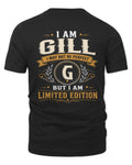 GILL KT88-V9 - Personalized “I Am NAME I May Not Be Perfect, But I Am Limited Edition”