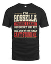 ROSSELLA-KTL06-H009 I’m [NAME] – Think I Care? Personalized Funny T-Shirt