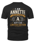 ANNETTE KT88-V9 - Personalized “I Am NAME I May Not Be Perfect, But I Am Limited Edition”