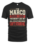 MARCO-KTL06-H009 I’m [NAME] – Think I Care? Personalized Funny T-Shirt