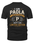 PAOLA KT88-V9 - Personalized “I Am NAME I May Not Be Perfect, But I Am Limited Edition”