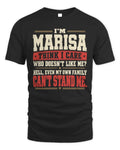 MARISA-KTL06-H009 I’m [NAME] – Think I Care? Personalized Funny T-Shirt