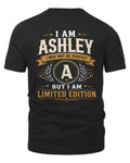 ASHLEY KT88-V9 - Personalized “I Am NAME I May Not Be Perfect, But I Am Limited Edition”