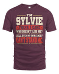 SYLVIE-KTL06-H009 I’m [NAME] – Think I Care? Personalized Funny T-Shirt