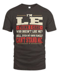 LE-KTL06-H009 I’m [NAME] – Think I Care? Personalized Funny T-Shirt