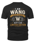 WANG KT88-V9 - Personalized “I Am NAME I May Not Be Perfect, But I Am Limited Edition”