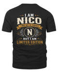 NICO KT88-V9 - Personalized “I Am NAME I May Not Be Perfect, But I Am Limited Edition”