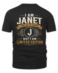 JANET KT88-V9 - Personalized “I Am NAME I May Not Be Perfect, But I Am Limited Edition”