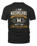MASSIMILIANO KT88-V9 - Personalized “I Am NAME I May Not Be Perfect, But I Am Limited Edition”