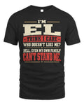EL-KTL06-H009 I’m [NAME] – Think I Care? Personalized Funny T-Shirt