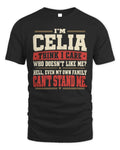 CELIA-KTL06-H009 I’m [NAME] – Think I Care? Personalized Funny T-Shirt